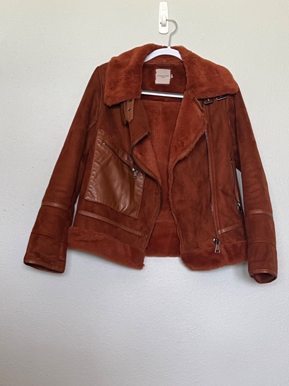Urban Code Rust Faux Fur Jacket size 8 - Picture 2 of 8